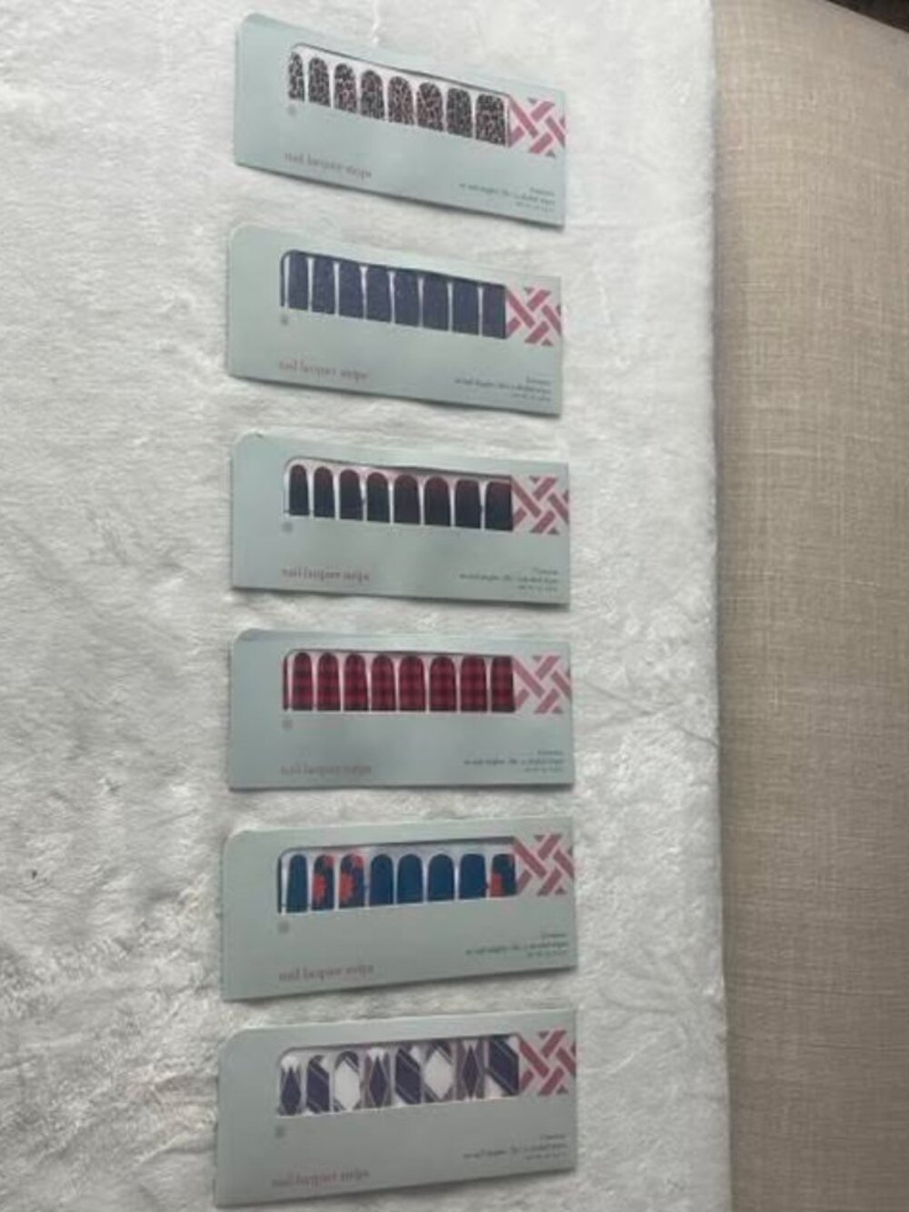 Set of 6 New Unopened Jamberry Nail Wraps